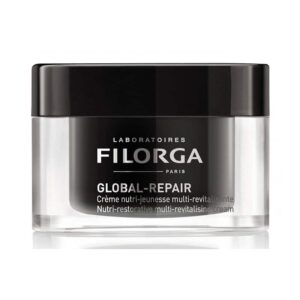 Global Repair Cream 50 ml de Filorga, Crema nutrirrejuvenecedora multirrevitalizante que trata todos los problemas de las pieles desvitalizadas.