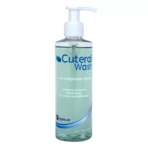 Cuteral Wash 240 ml de Panalab, Cuteral Wash es un gel dermolimpiador ideal para pieles con acné, rosácea o seborrea. Gracias a sus activos, Gluconato de Zinc, Extracto de avena, y Aceite te de árbol como antiséptico y antiinflamatorio.